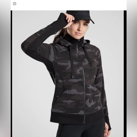ATHLETA TRIUMPH CAMO HOODIE - Picture 1 of 6